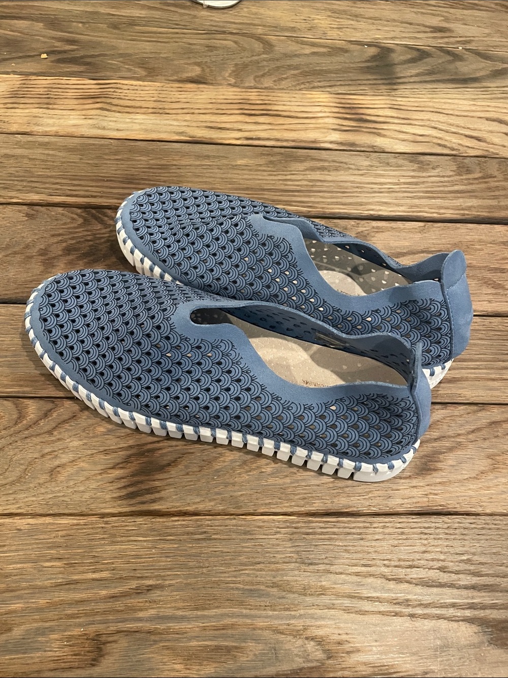 Ilse Jacobsen Tulip Flats in Light Regatta Blue Size 36 US6 New